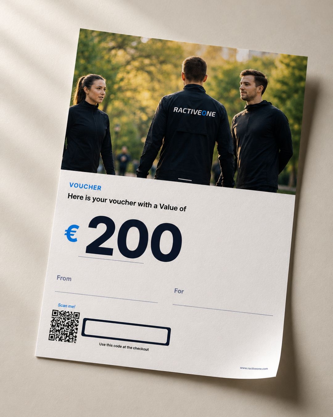 Ractiveone Geschenkgutschein
